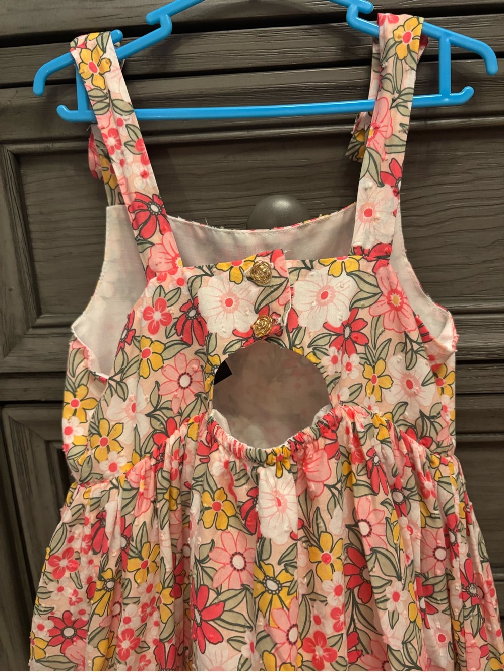 Size 7 Kids Floral Sundresses - Picture 4 of 5